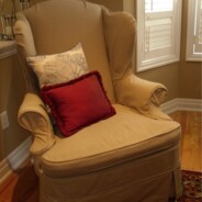 Wing Chair Slipcovers Are Covered During Our Slipcover Sale